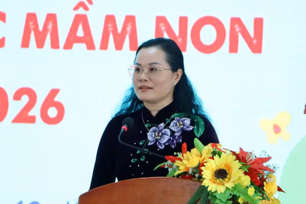 Bà Lê Thụy Mỵ Châu phát biểu chỉ đạo hội nghị.