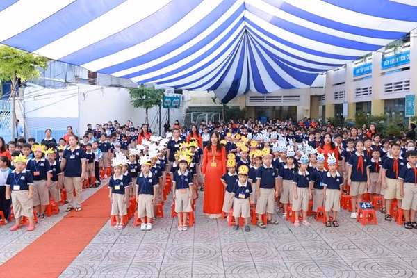 Học sinh Trường Tiểu học Phan Văn Trị.