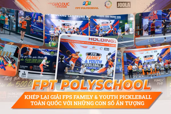 Giải FPS Family & Youth Pickleball khép lại bằng những con số ấn tượng