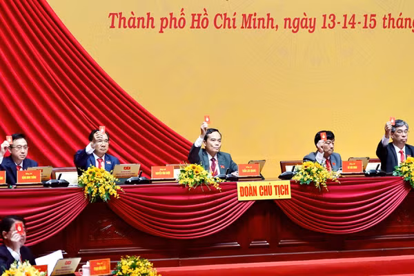 Phiên trù bị Đại hội đại biểu Đảng bộ TPHCM lần thứ I, nhiệm kỳ 2025 - 2030 diễn ra sáng 13/10: Ảnh: BTC.
