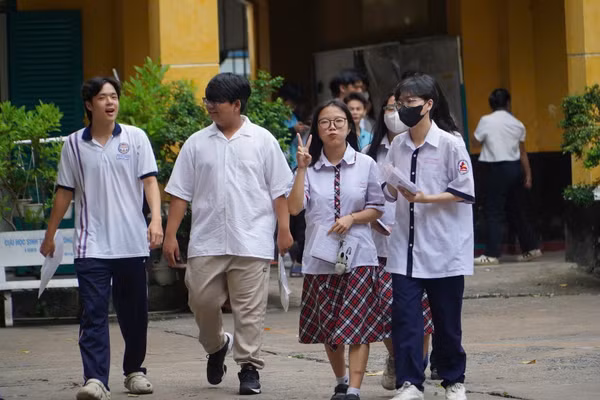 Học sinh TPHCM tham gia kỳ thi tốt nghiệp THPT năm 2025.