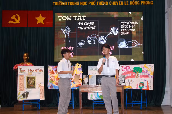 Mỗi phần chia sẻ là một góc nhìn riêng, góp phần đưa văn hóa đọc đến gần hơn với học sinh.