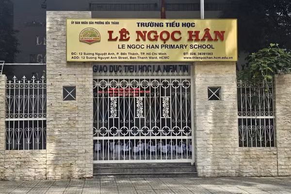 Trường Tiểu học Lê Ngọc Hân (phường Bến Thành, TPHCM).