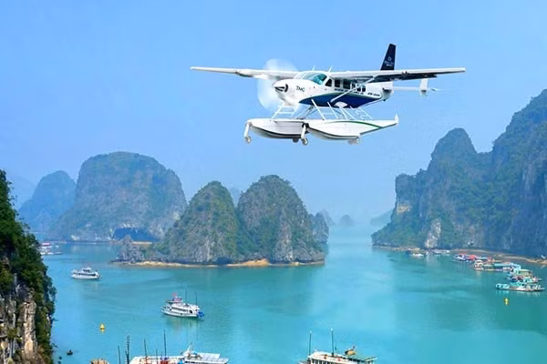 Sắp có đường bay từ Hạ Long đi đảo Cô Tô bằng thủy phi cơ (ảnh minh họa)