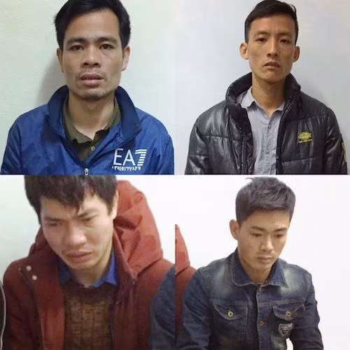 4 đối tượng bị khởi tố về tội giết người và gây rối trật tự. 