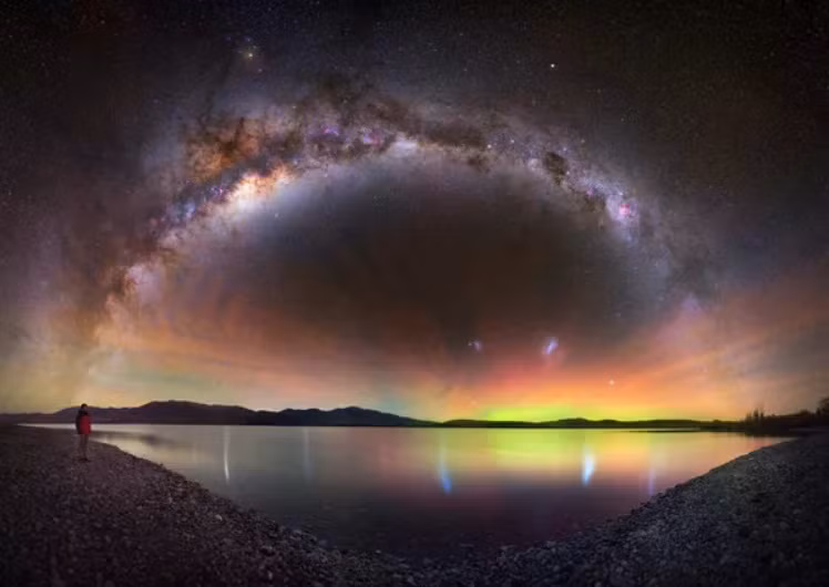 Bức ảnh của nhiếp ảnh gia New Zealand Tom Rae. Vẻ đẹp hiếm của Dải Ngân hà