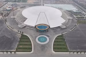 Trung tâm Hội chợ triển lãm quốc gia mô phỏng thần Kim Quy