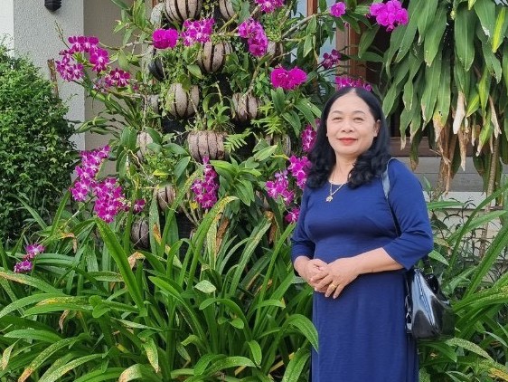 Cô Trần Thị Minh Châu - Hiệu trưởng Trường mầm non Thanh Châu.