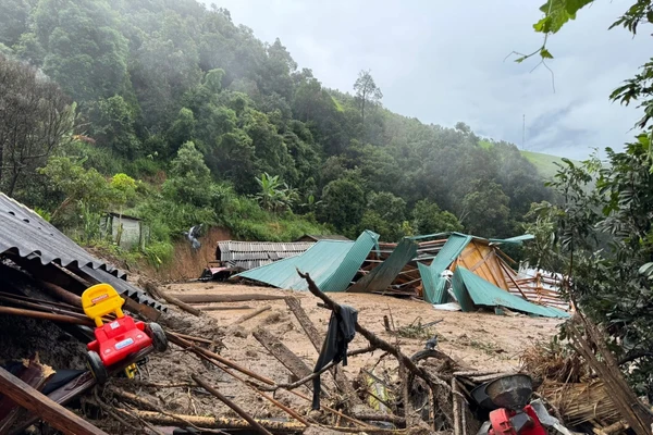 Nhiều khu vực tại Điện Biên bị ảnh hưởng nặng nề bởi trận lũ quét kinh hoàng xảy ra vào hồi cuối tháng 7, đầu tháng 8/2025. (Ảnh tư liệu).