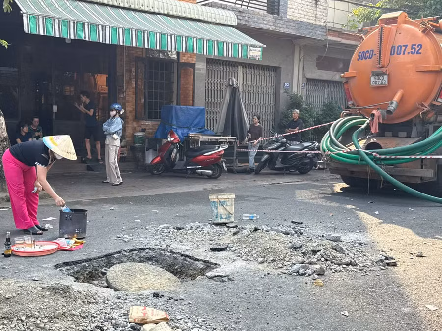 Nơi 2 công nhân tử vong. 