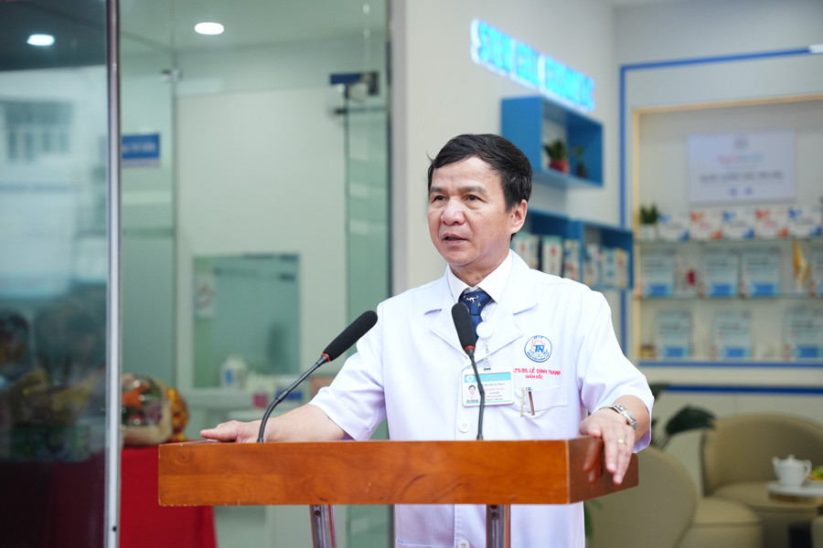 PGS.TS Lê Đình Thanh – Giám đốc Bệnh viện Thống Nhất. 