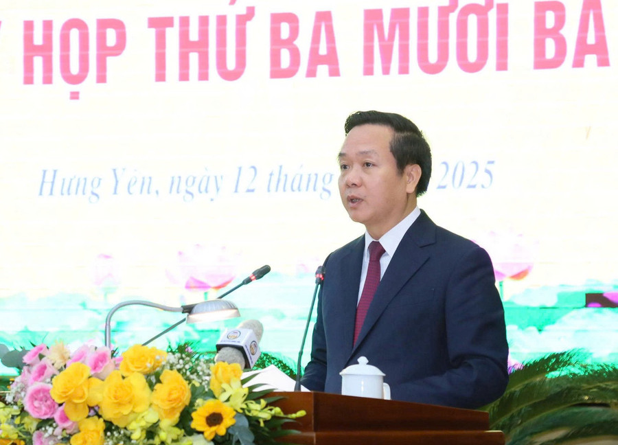 Ông Phạm Quang Ngọc, tân Chủ tịch UBND tỉnh Hưng Yên. Ảnh Mạnh Tùng