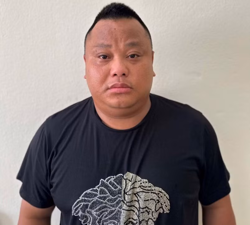 Đỗ Minh Thắng tại Cơ quan điều tra. Ảnh: Công an tỉnh Hưng Yên