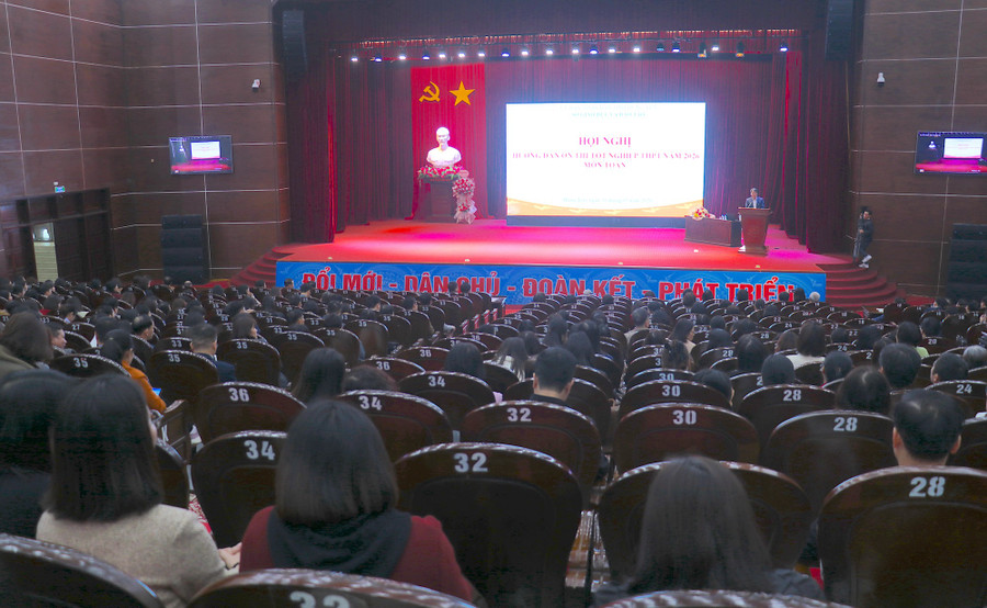 Quang cảnh hội nghị tập huấn.