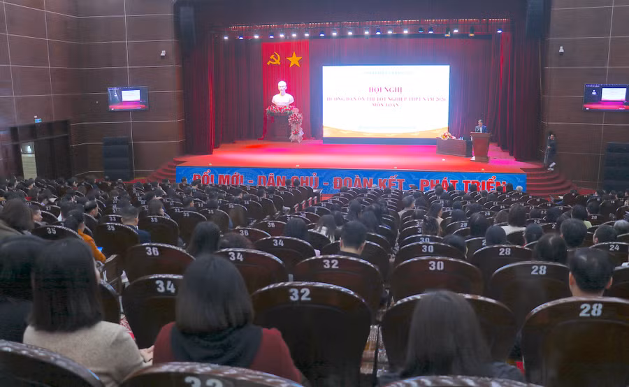 Quang cảnh hội nghị tập huấn.