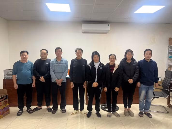 Các đối tượng trong vụ án. Ảnh Công an tỉnh Hưng Yên