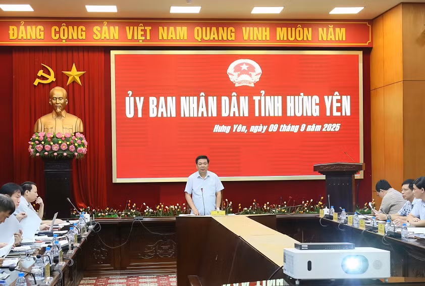 Lãnh đạo tỉnh Hưng Yên yêu cầu đẩy nhanh tiến độ giải phóng mặt bằng các dự án giao thông trọng điểm.