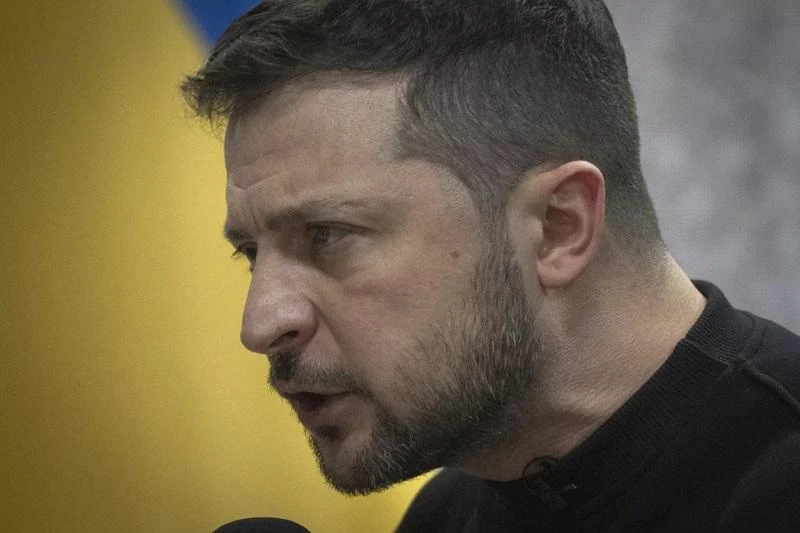 Tổng thống Ukraine Zelensky.