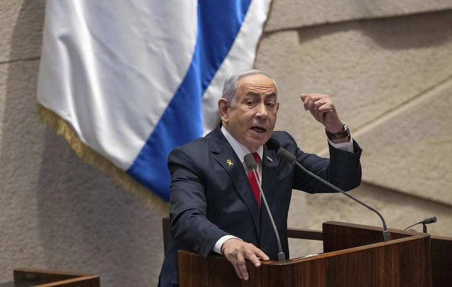 Thủ tướng Israel Benjamin Netanyahu. Ảnh: AP