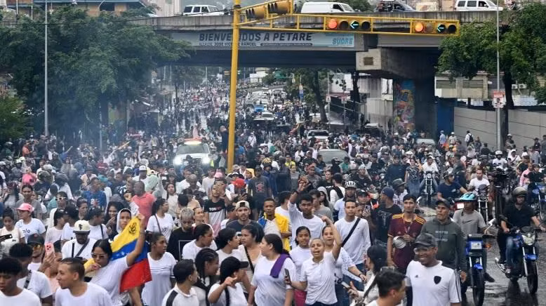 Tình hình tại Caracas hôm 29/7. (Ảnh: AFP).