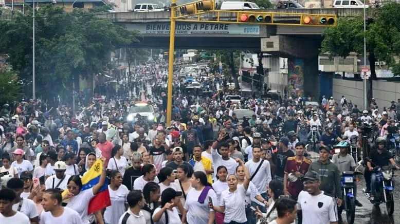 Tình hình tại Caracas hôm 29/7. (Ảnh: AFP).