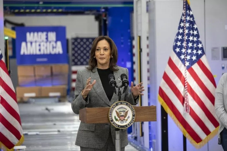 Ứng cử viên, phó Tổng thống Mỹ Kamala Harris.