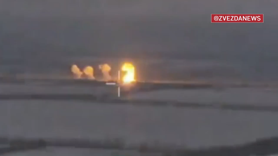 Video pháo phản lực TOS-1A Solntsepek tấn công đối phương ở Donetsk