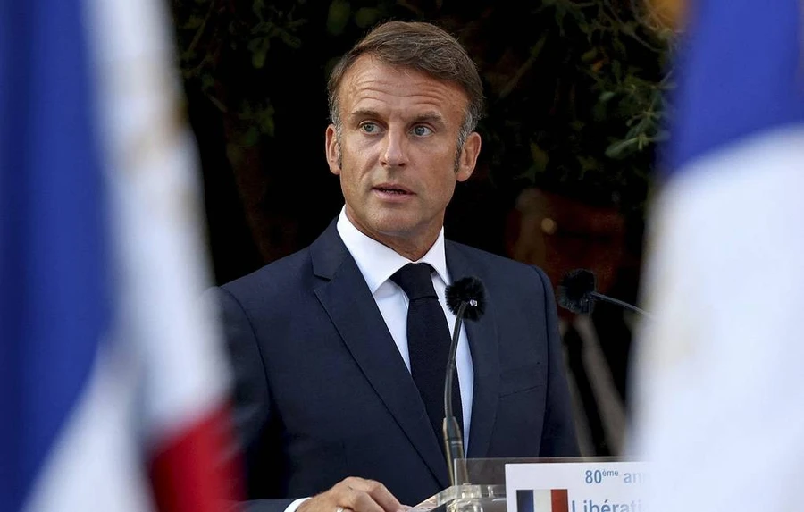 Tổng thống Pháp Emmanuel Macron.