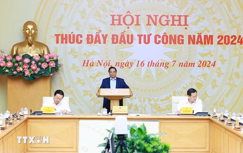 Thủ tướng Phạm Minh Chính chủ trì Hội nghị thúc đẩy đầu tư công năm 2024