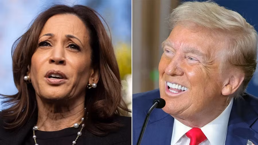 Cựu Tổng thống Trump và Phó Tổng thống Harris.