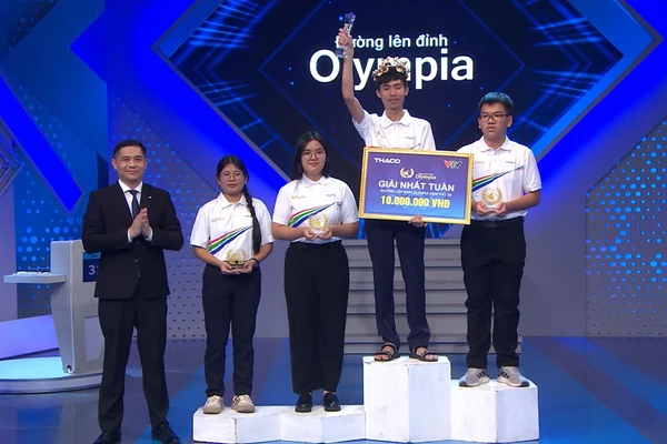 Nguyễn Đức Anh giành nguyệt quế trận thi tuần Olympia năm thứ 26.