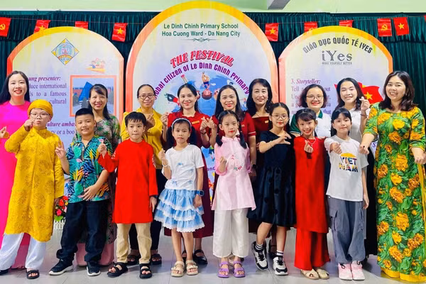 Chung kết cuộc thi “Tôi là công dân toàn cầu” của Trường Tiểu học Lê Đình Chinh.