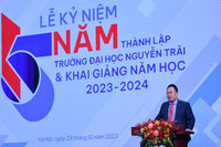 Trường ĐH Nguyễn Trãi kỷ niệm 15 năm thành lập và khai giảng năm học