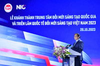 Thủ tướng cắt băng khánh thành Trung tâm Đổi mới sáng tạo Quốc gia