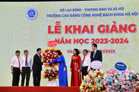 Hơn 3.300 sinh viên Trường CĐ Công nghệ Bách khoa Hà Nội khai giảng năm học mới