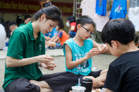 Học sinh Hà Nội hào hứng trong ‘Ngày hội đổi sách’