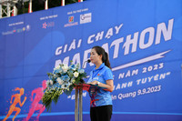 Hơn 500 vận động viên tham gia giải chạy Marathon Tuyên Quang 2023