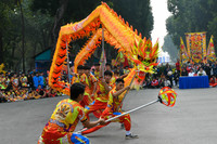 Mãn nhãn múa Rồng tại Festival Thanh niên quốc tế