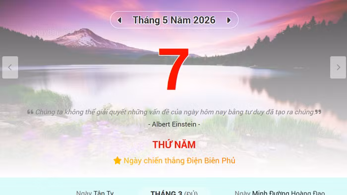 Lịch âm 7/5 - Xem lịch âm ngày 7/5