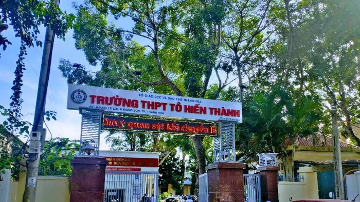 Trường THPT Tô Hiến Thành (Thanh Hóa).
