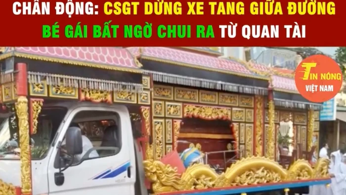 Hình ảnh thông tin bịa đặt lan truyền trên mạng xã hội. (Ảnh: cắt từ clip)
