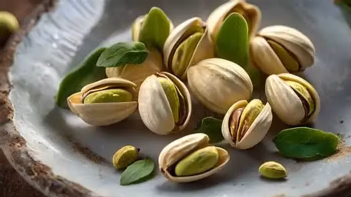 Hạt dẻ cười chứa vitamin B6, magie, kẽm và lutein, có tác dụng bảo vệ mắt và hệ miễn dịch. (Ảnh: ITN).