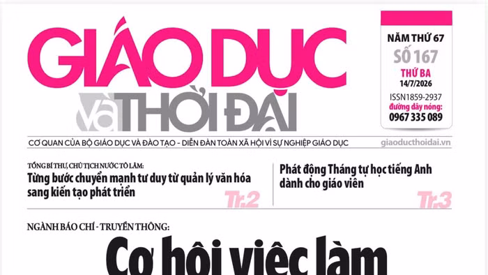 Tin tức báo in 14/7: Cơ hội việc làm đang dịch chuyển