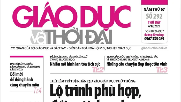 Tin tức báo in 6/12: Thí điểm dạy AI - bước đi mới trong chuyển đổi số giáo dục