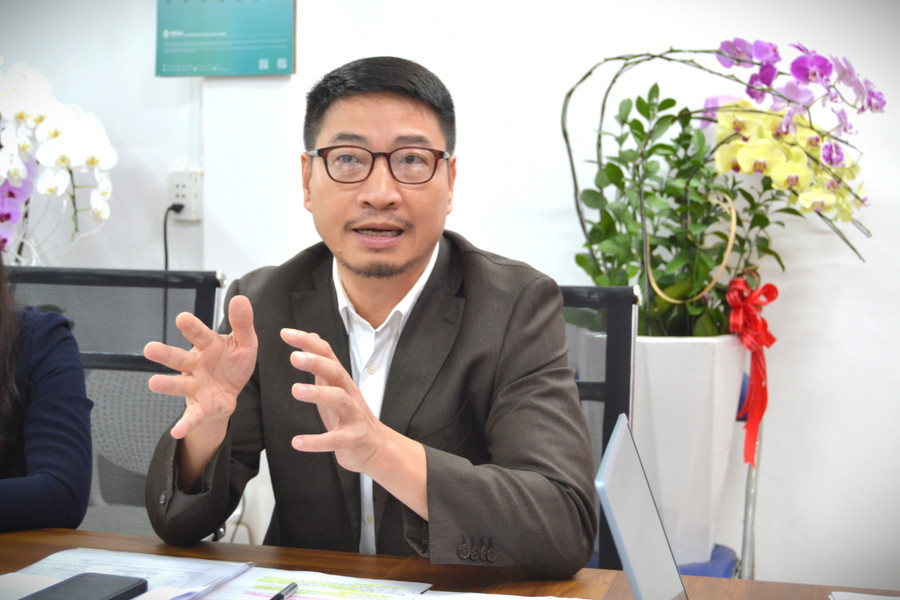 PGS.TS Vũ Anh Tuấn, Trường Đại học Việt Đức chia sẻ kinh nghiệm chọn ngành, chọn trường. Ảnh: Hà An. vu-anh-tuan.jpg