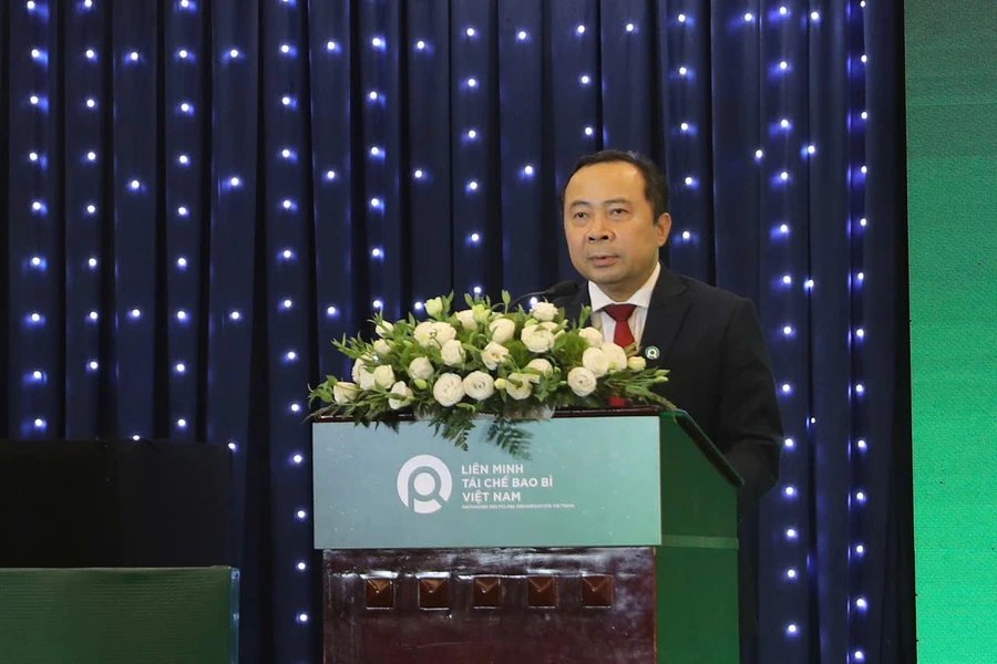 PGS.TS Vũ Hải Quân, Giám đốc Đại học Quốc gia TPHCM phát biểu tại sự kiện. Ảnh: Phúc Uyên.