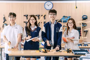 Học sinh Trường liên cấp Phenikaa. Ảnh NTCC.