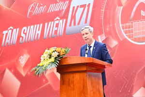 GS.TS Lê Anh Tuấn – Giám đốc ĐH Bách Khoa Hà Nội. Ảnh NT.
