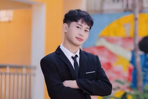 Lò Trọng Khôi trúng tuyển ngành Sư phạm Tiếng Anh, ĐH Tây Bắc. Ảnh NVCC.