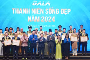 20 gương thanh niên tiêu biểu năm 2024.
